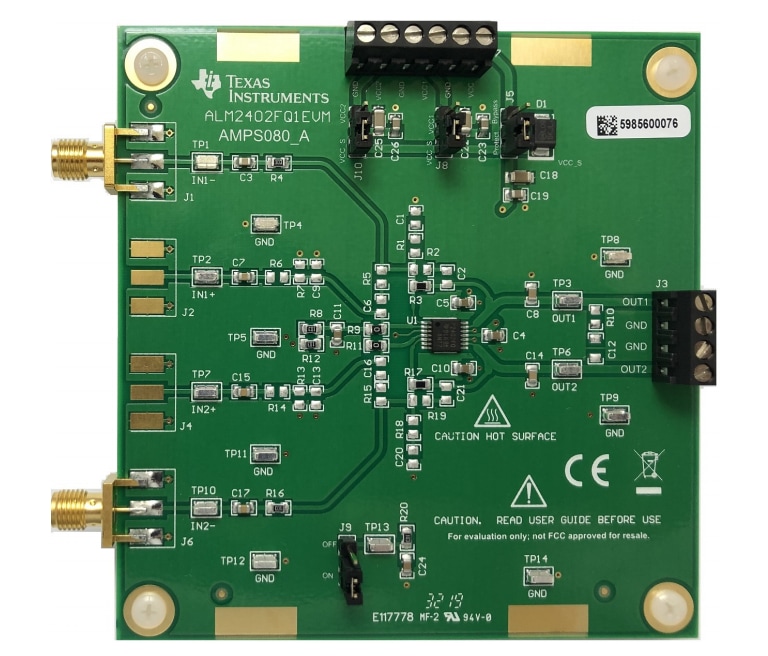 Texas Instruments ALM2402FQ1EVM Evaluation Module